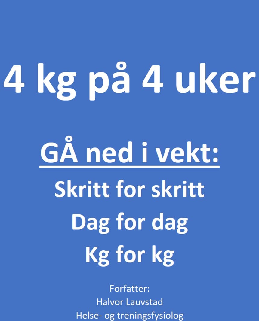 4 kg på 4 uker