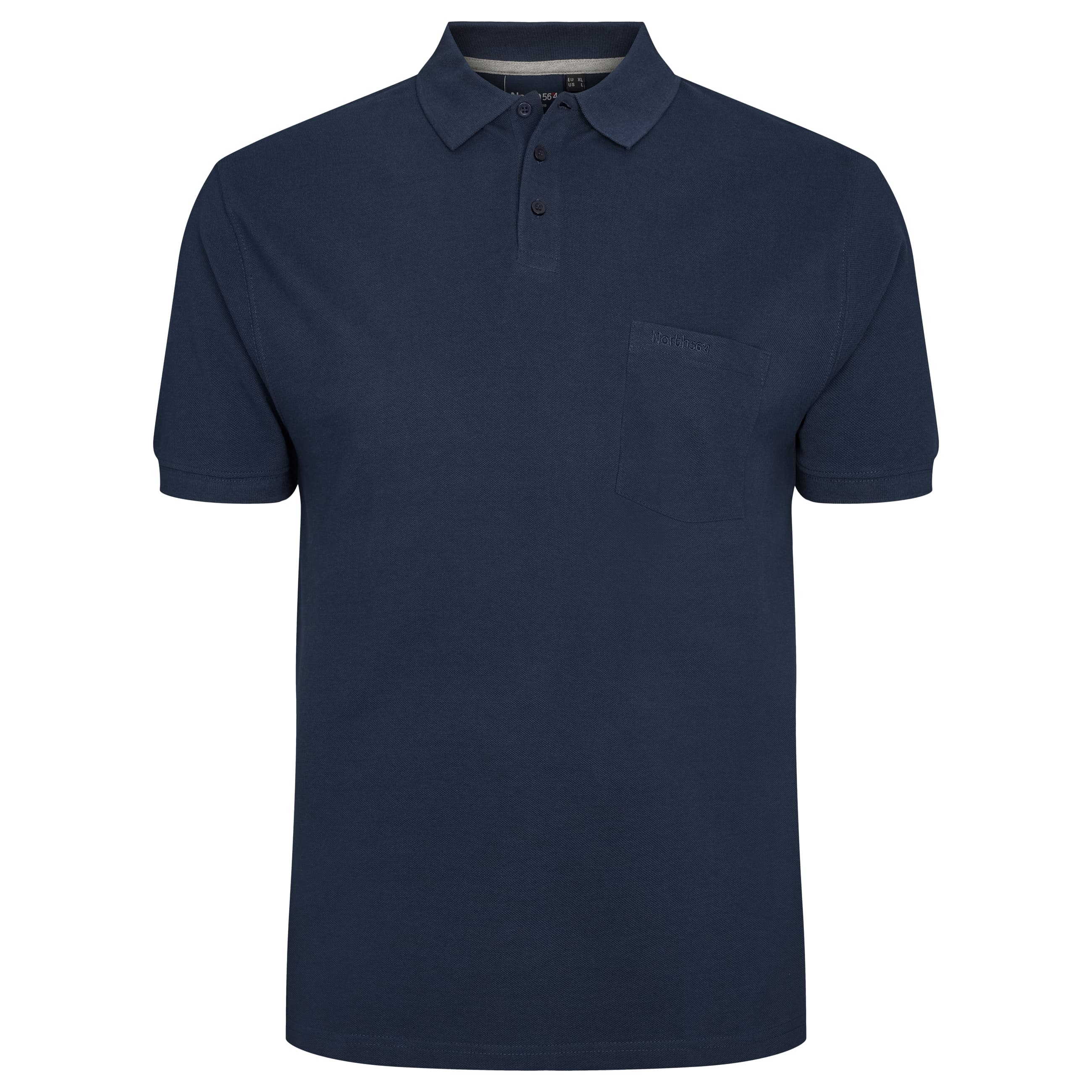 North 56°4 Polo Marine Blå 2XL-8XL
