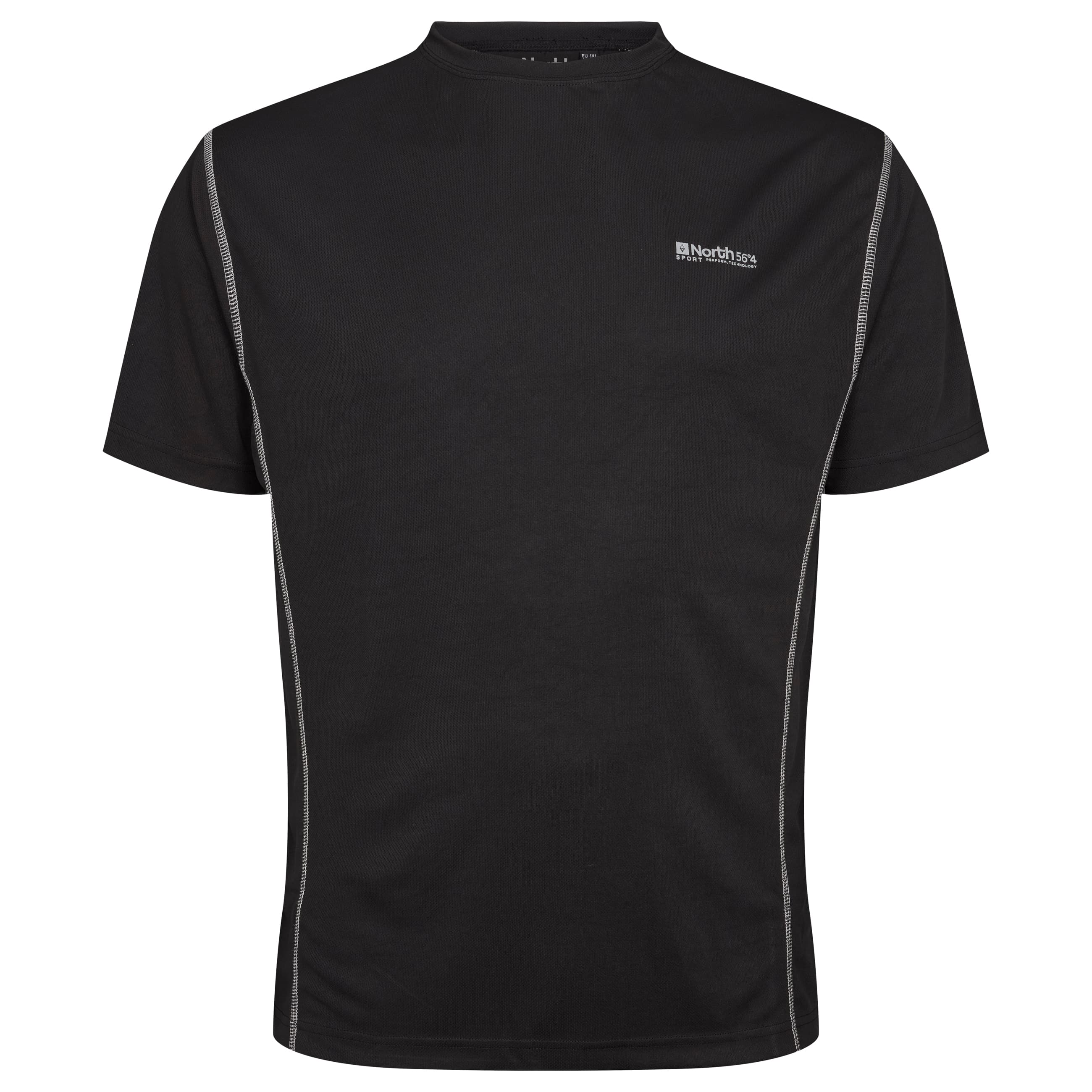 North 56°4 Sport Tech skjorte sort 2XL-8XL