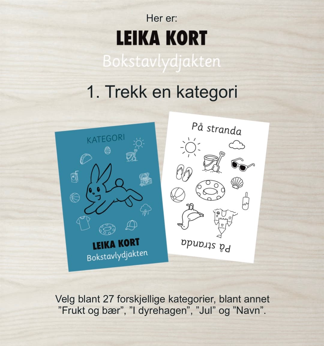 Leika Kort Bokstavlydjakten
