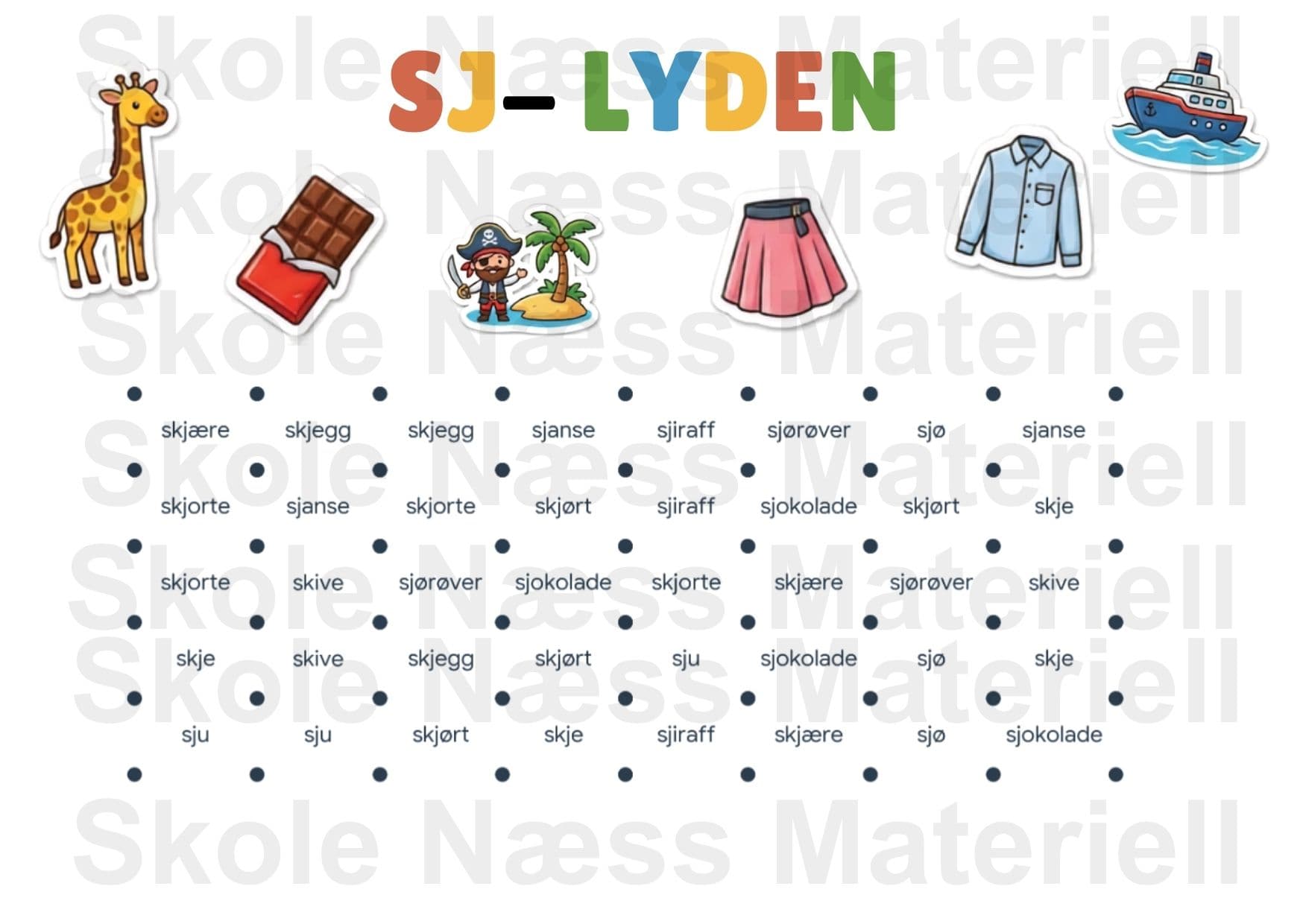 Prikkespill: Sj-lyd