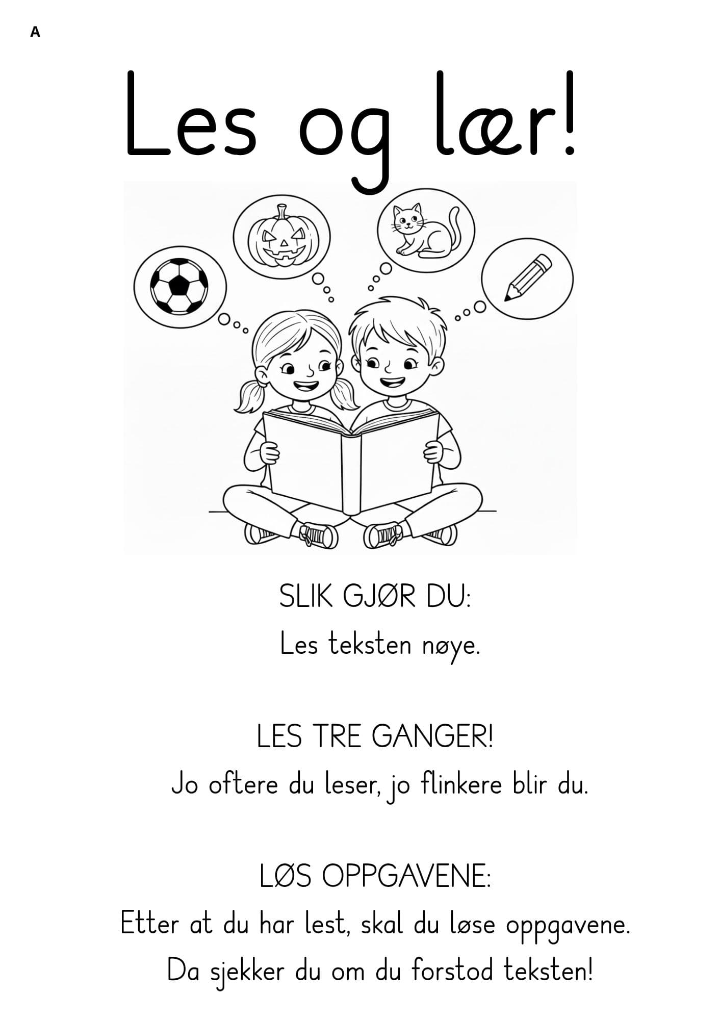 Les og lær, nummer 1