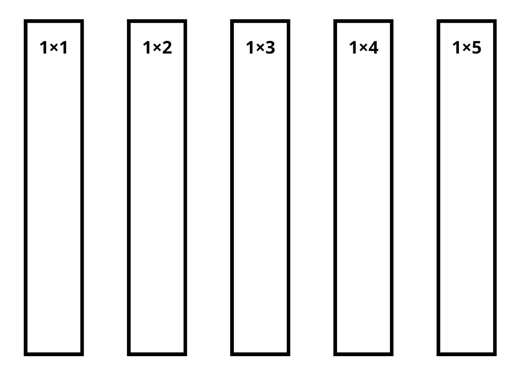 Kaboom (multiplikasjon opp til 5x5)