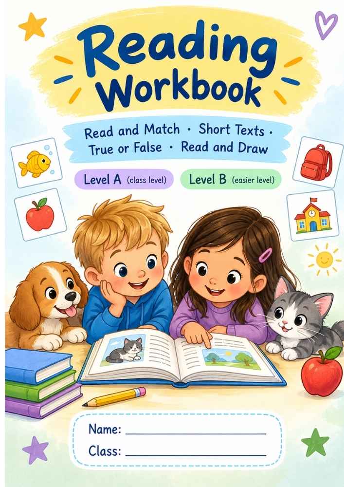 My Reading Workbook (2 nivåer)
