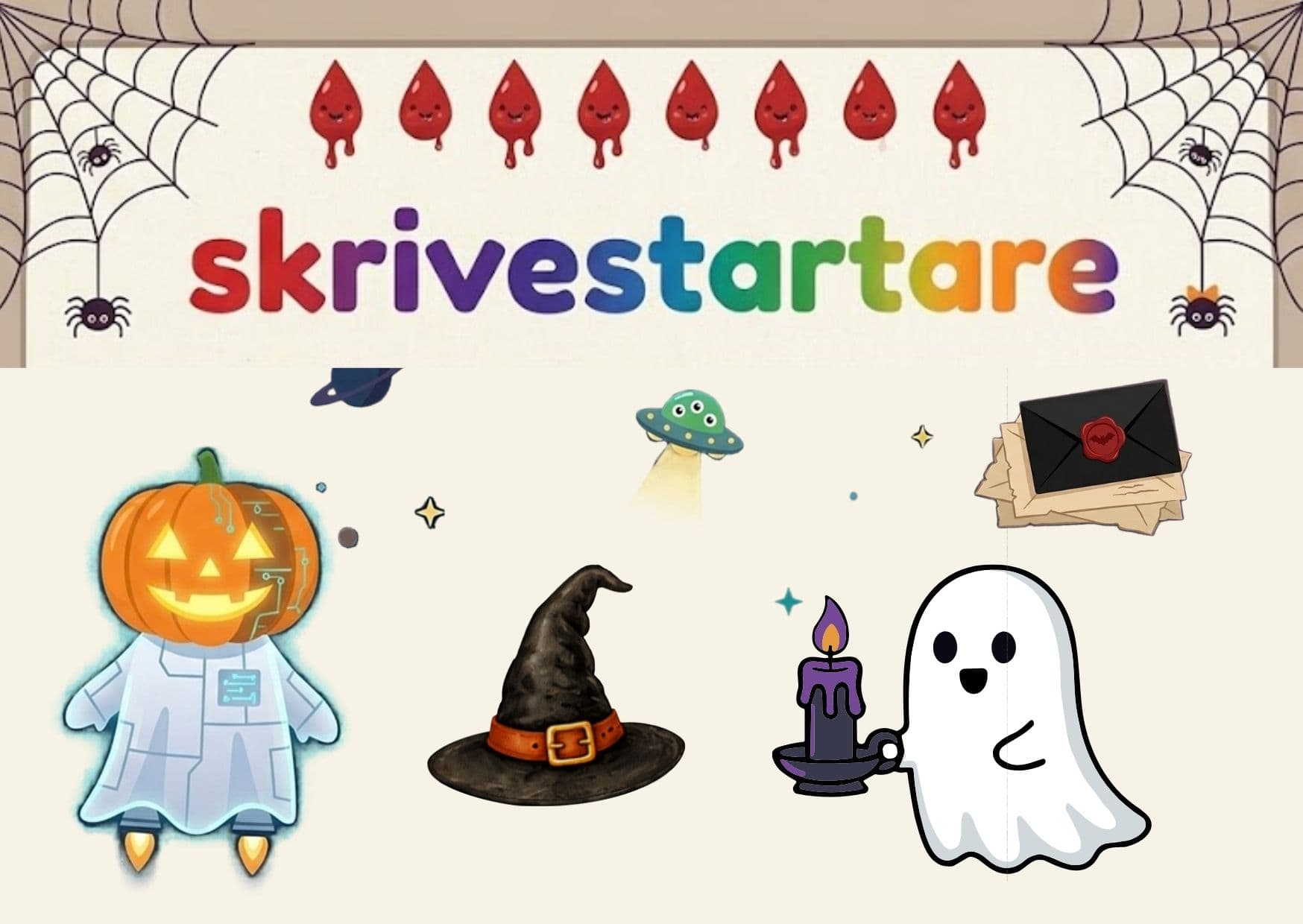 Skrivestartare til Halloween (nynorsk)