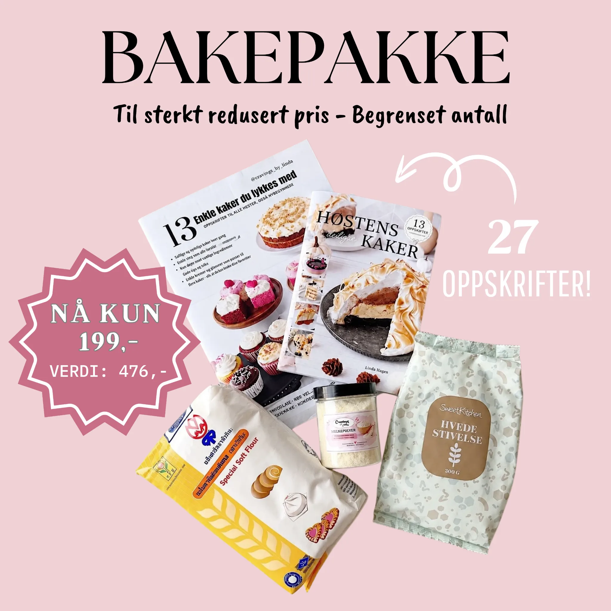 Bakepakke (STERKT REDUSERT PRIS!)