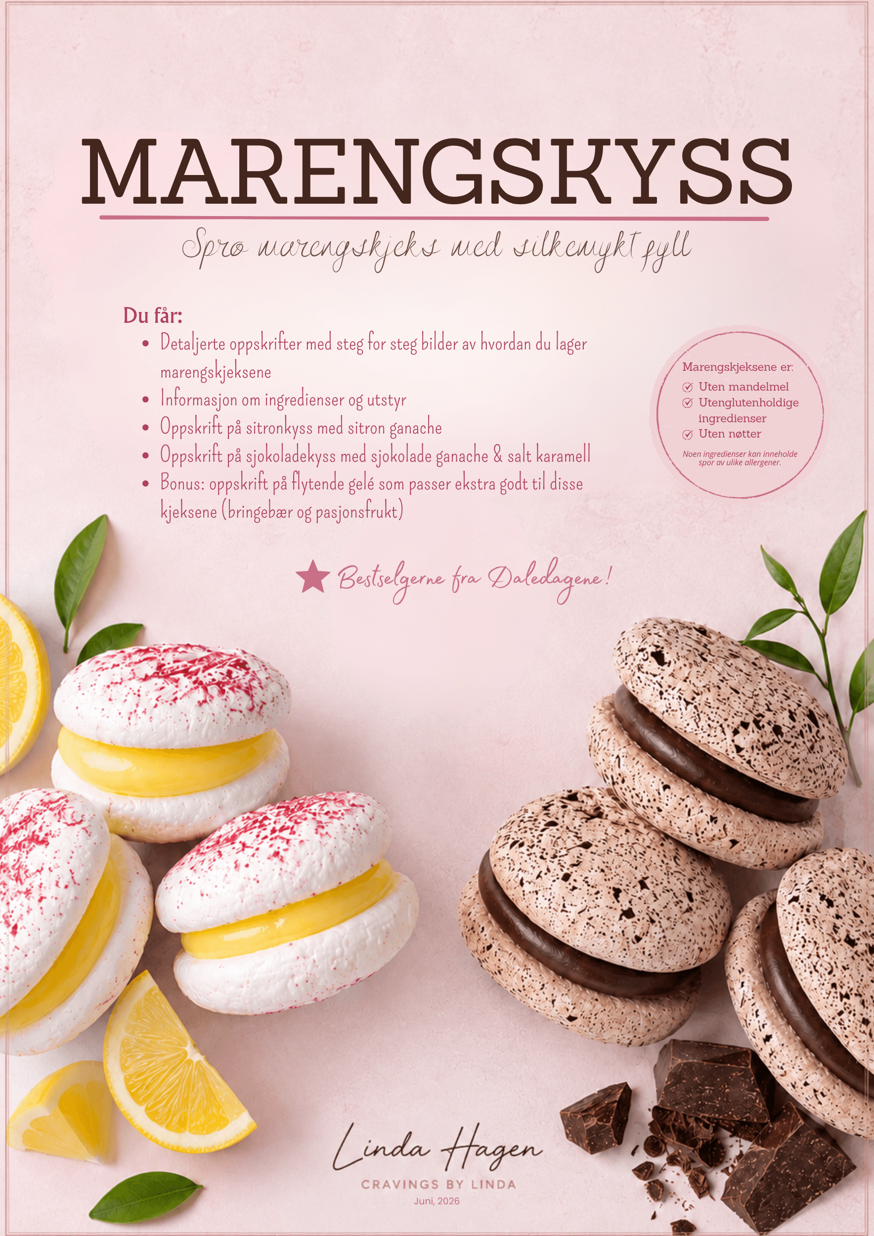 Mini E-bok: Marengskyss, video + ekstra oppskriftshefte på kjøpet (verdi 179kr)