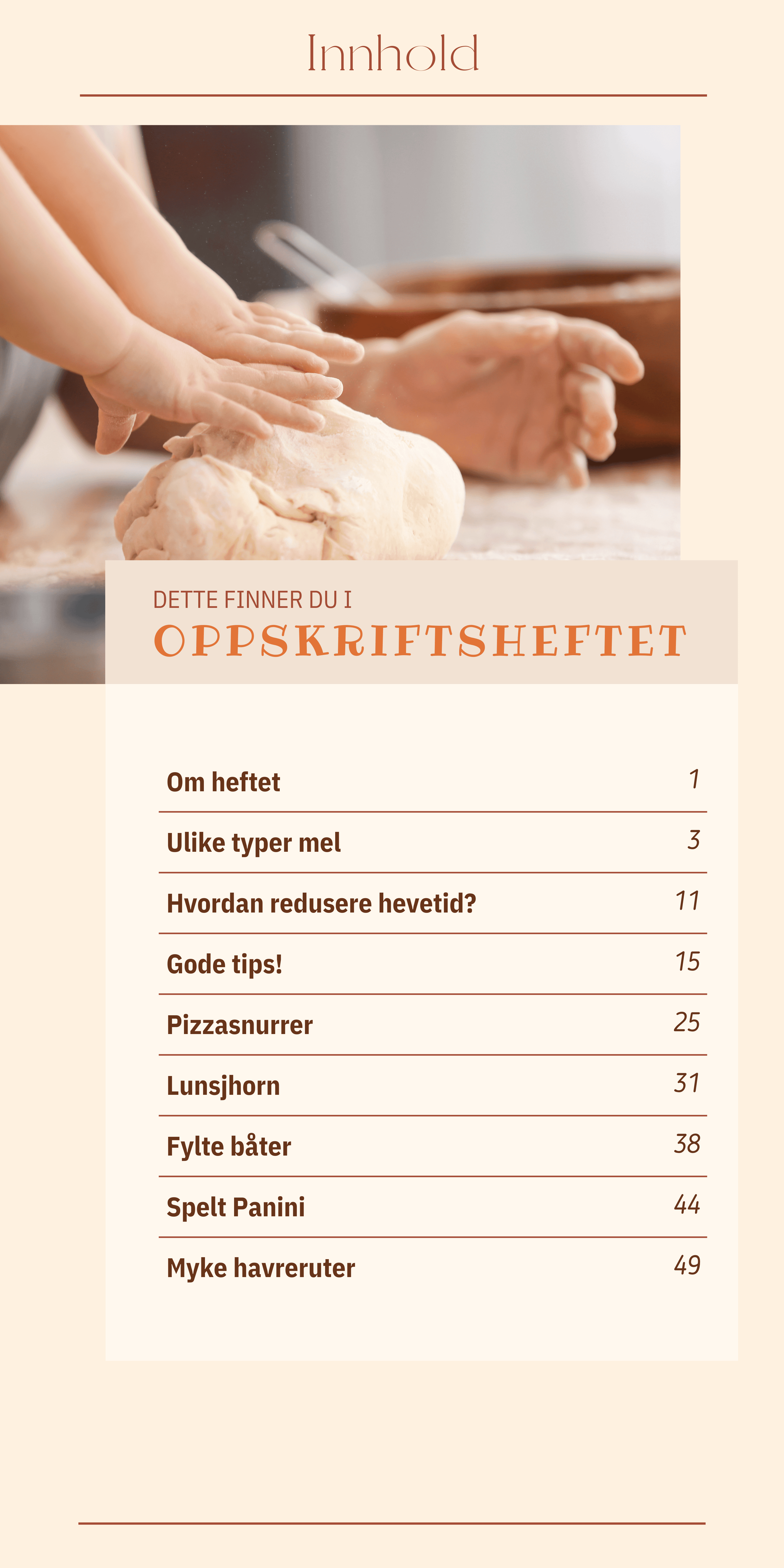 Nistemat for store & små, Nr.1