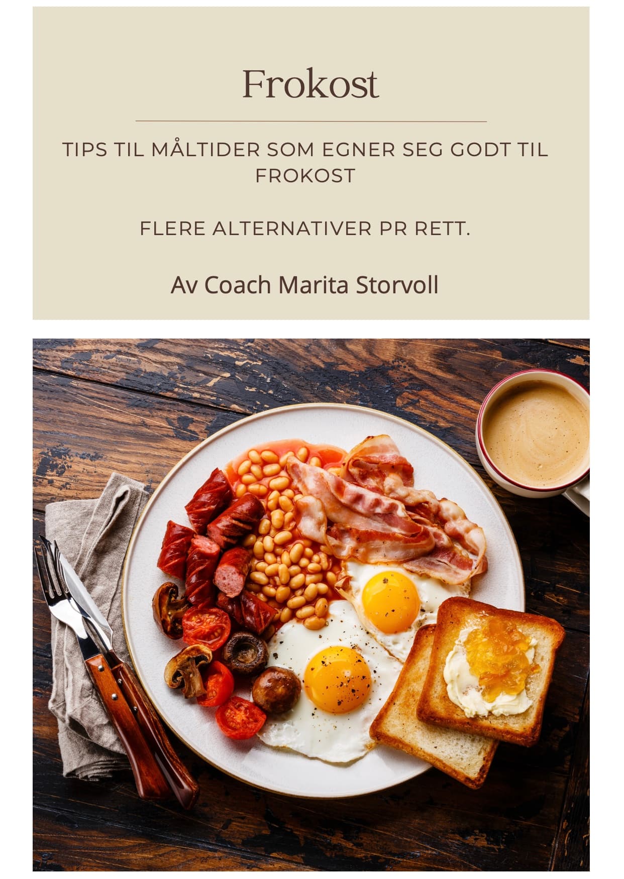 Frokost - 25 oppskrifter til en sunnere start på dagen!