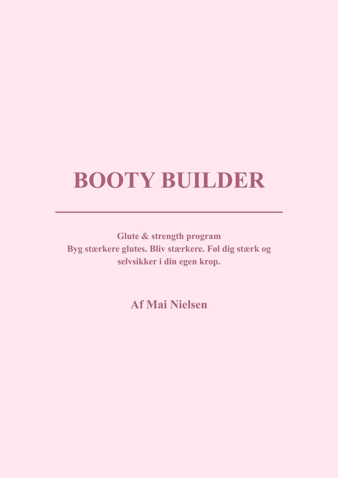 BOOTY BUILDER