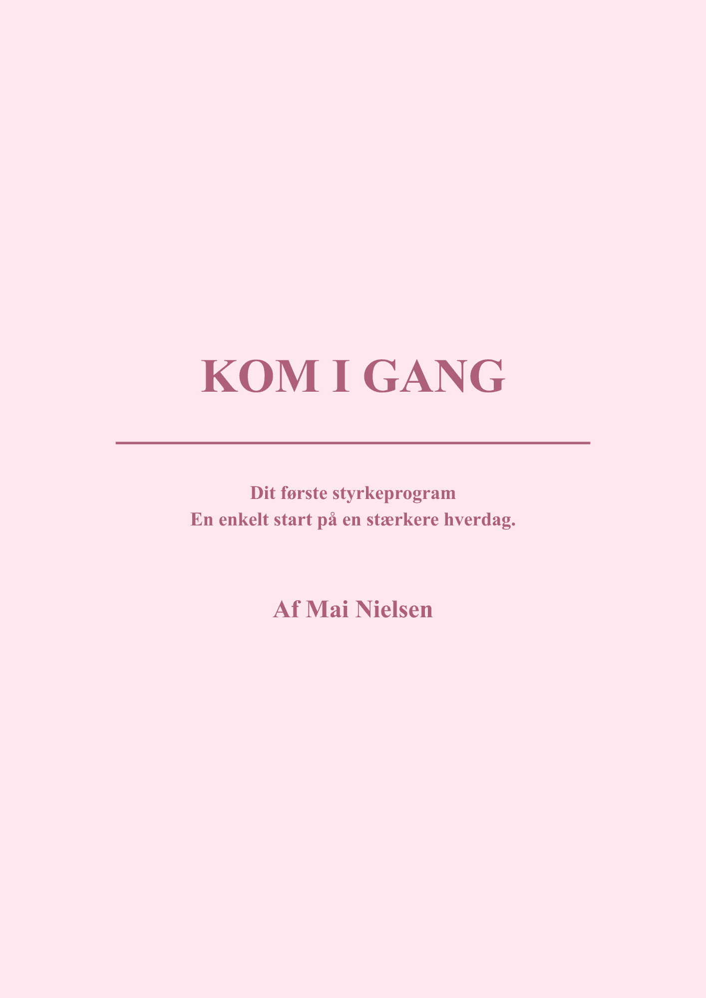 KOM I GANG